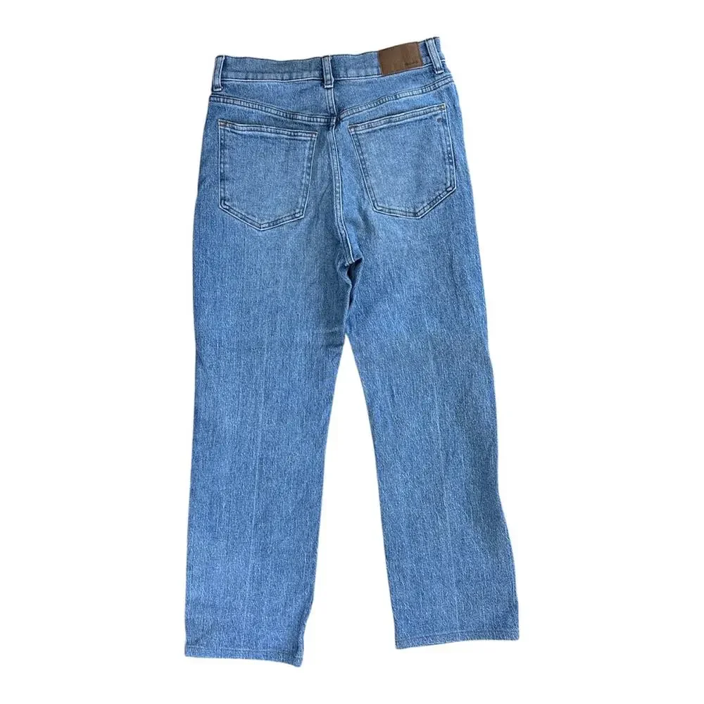 Madewell Jeans Women’s 90s Straight Leg Medium Wash Size 27 - Picture 5 of 8